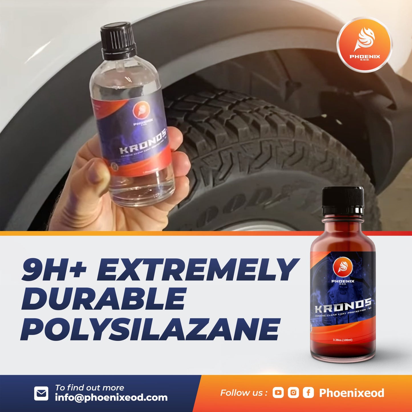 Kronos Ceramic Clear Coat Protection – 9H+