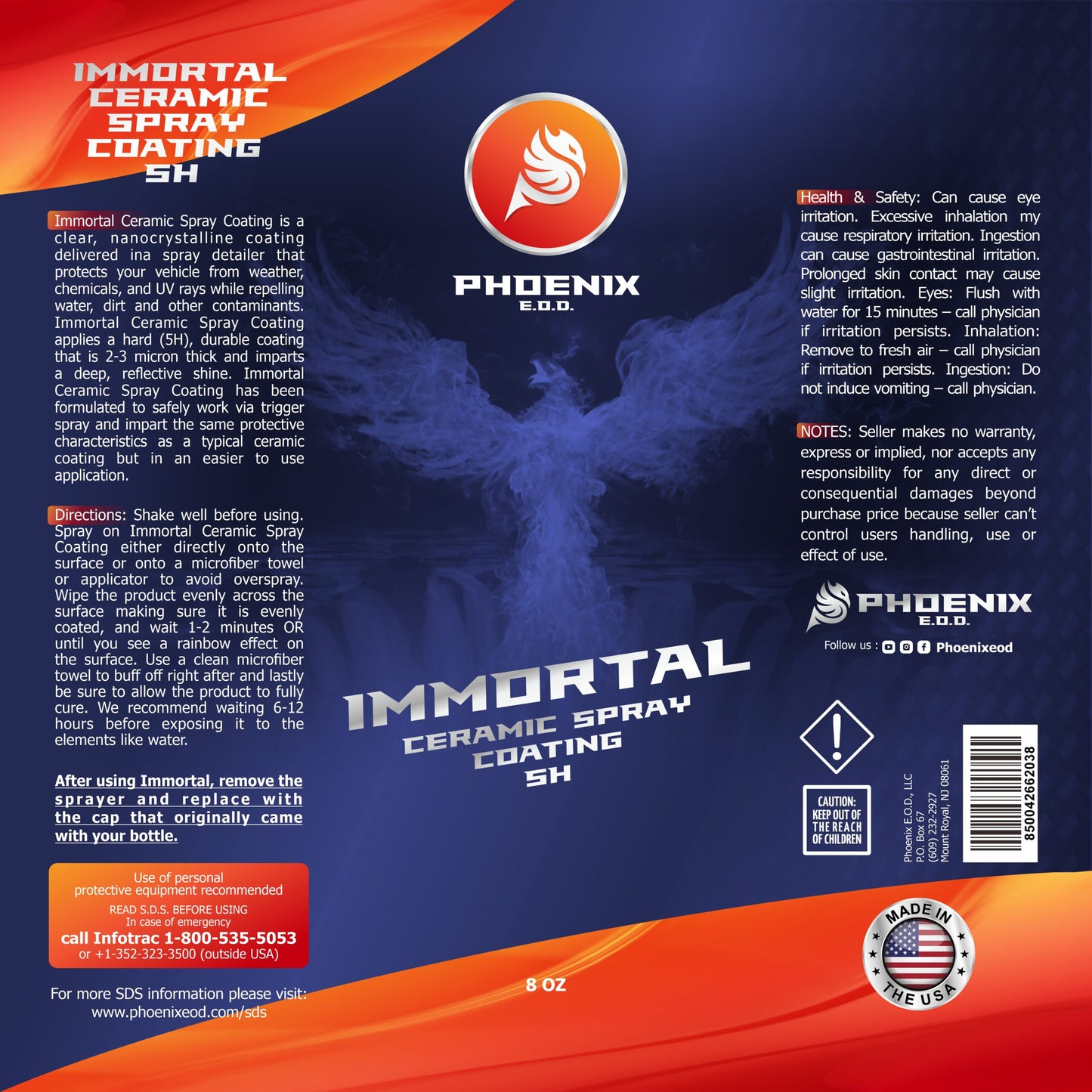 Immortal Ceramic Spray Coating – 5H