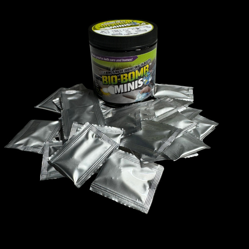 Bio-Bomb Minis: Dissolvable Cleaning and Deodorizing Tablets (10pk)