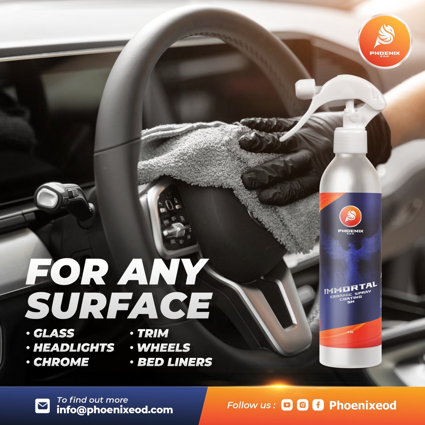 Immortal Ceramic Spray Coating – 5H