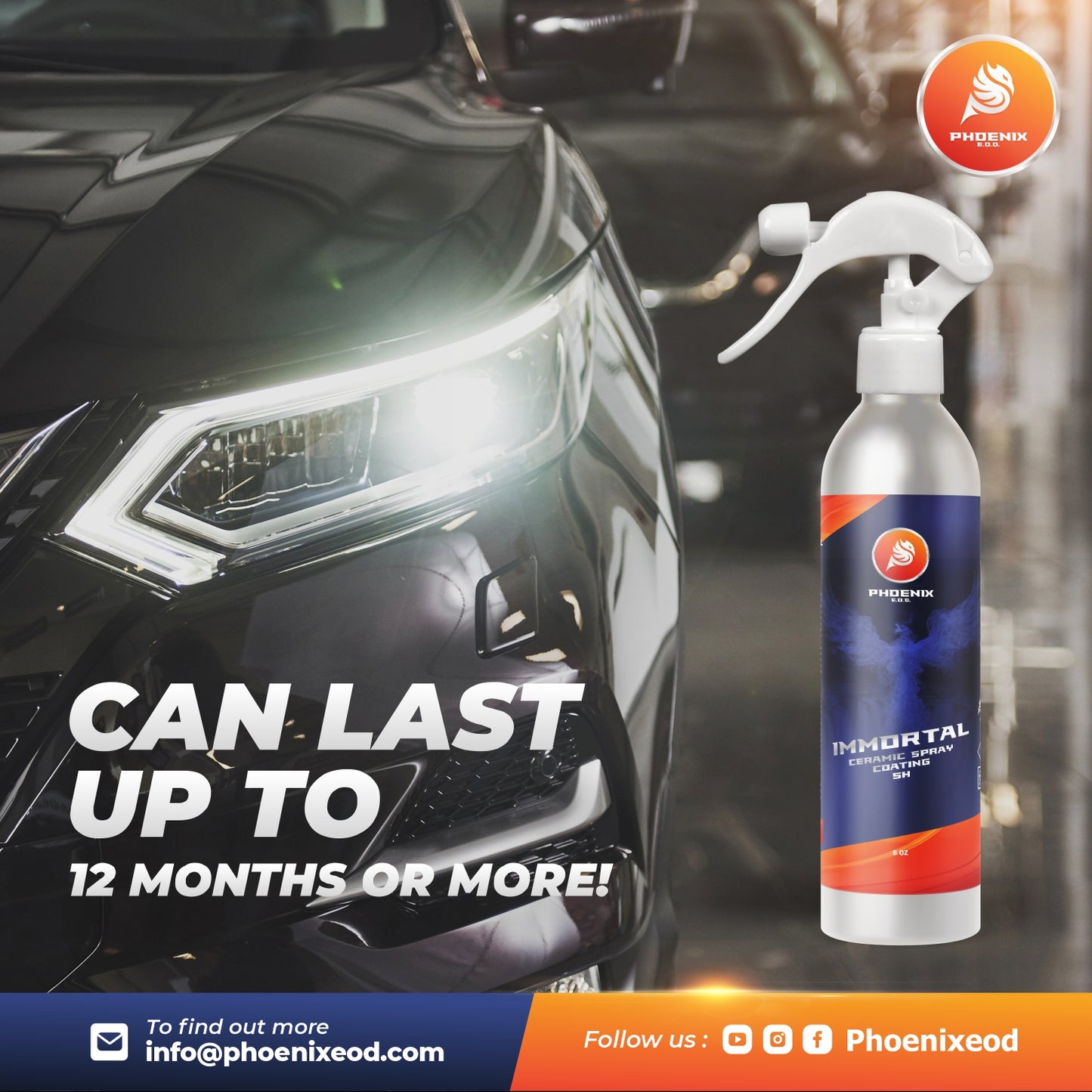 Immortal Ceramic Spray Coating – 5H