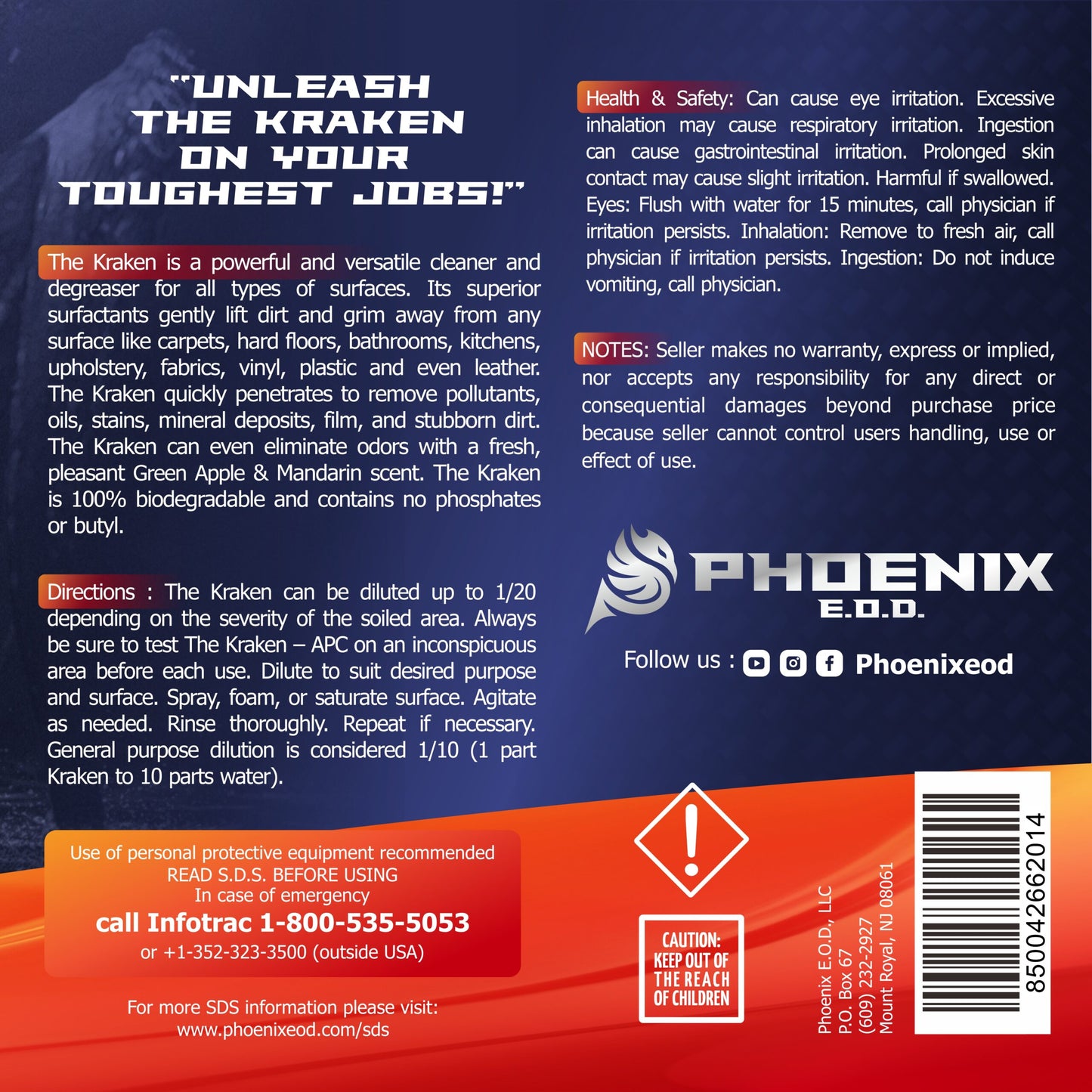 Kraken All-Purpose Cleaner – Concentrate