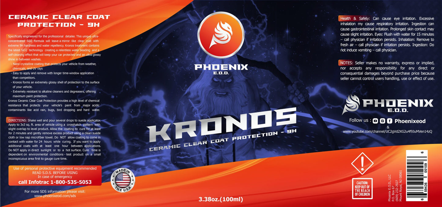 Kronos Ceramic Clear Coat Protection – 9H+