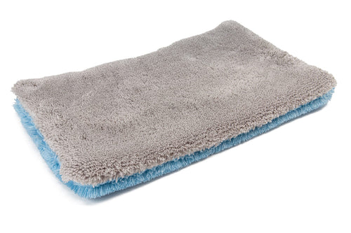 Double Wide - Extra-Long Microfiber Wash Pad (9"x16") Blue/Gray - 2 pack