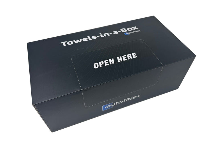 Towels-in-a-Box - Mr. Everything Premium Paintwork Towel (16 in. x 16 in., 390 gsm) 30 pack - BLUE