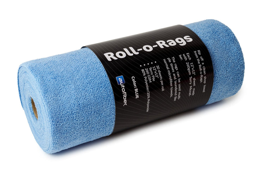 Roll-o-Rags - Microfiber Towels on a Roll 12"x12" - 30/roll