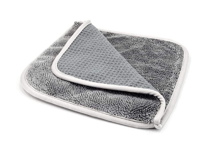 Double Glass Flip Waffle & Twist Microfiber Window Towels (8 in. x 8 in., 500/400 gsm) 3 pack