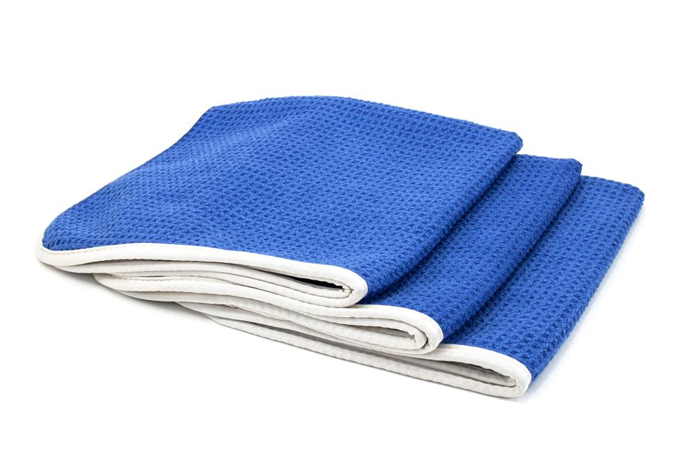 No Streak Freak - Microfiber Waffle-Weave Glass Towel (16 in. x 16 in. 400 gsm) 3 pack