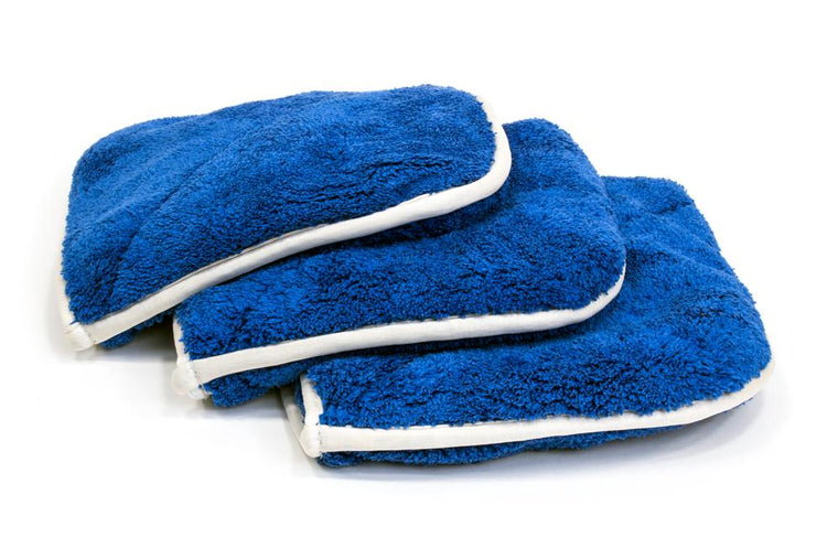 Double Flip - Rinseless Car Wash Microfiber Towel (8 in. x 8 in., 1100 gsm) 3 pack
