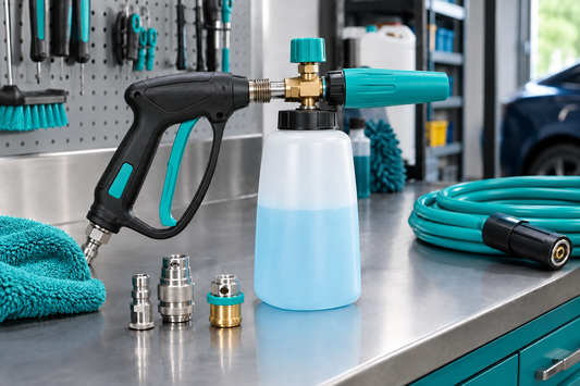 🧼 How to Properly Connect a Pressure Washer Gun to Your Foam Cannon Setup