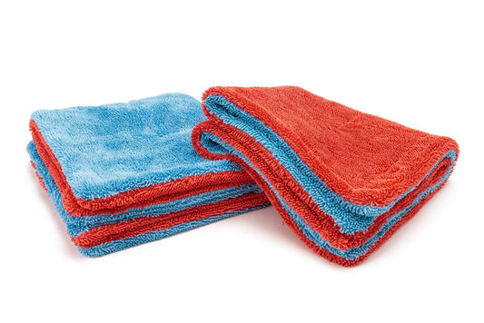 Dreadnought MAX Jr. - Triple Layer Microfiber Twist Pile Drying Towel (16 in. x 16 in., 1400gsm) - 2 pack