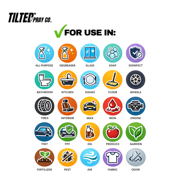 Tilted 360 Spray Bottle Adapter