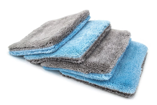 Flat Out -  Microfiber Wash Pad (9"x8") Blue/Gray - 4 pack