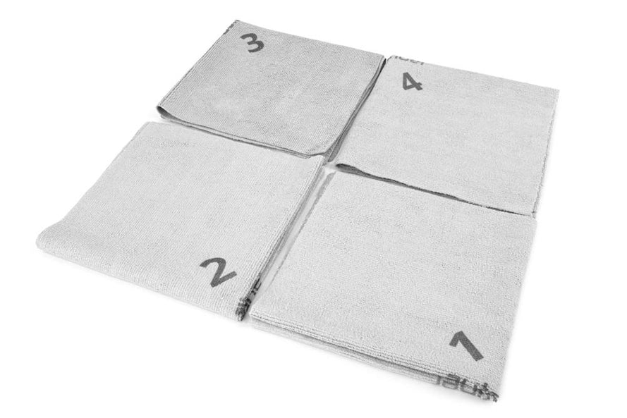 Quadrant Wipe - Microfiber Coating Leveling Towel (16 in. x 16 in., 390 gsm) - 10 pack