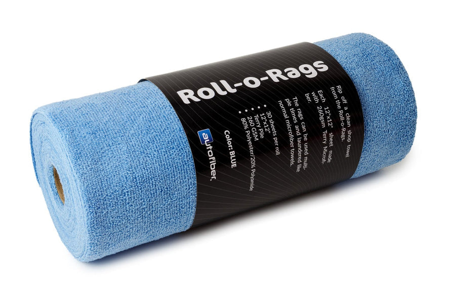 Roll-o-Rags - Microfiber Towels on a Roll 12"x12" - 30/roll