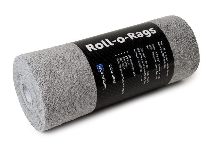 Roll-o-Rags - Microfiber Towels on a Roll 12"x12" - 30/roll