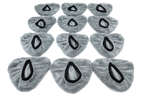 Steamer Cover Triangle Head Microfiber Steamer Bonnet (Large: 6 in. x 6 in. x 6 in.) - 12 pack